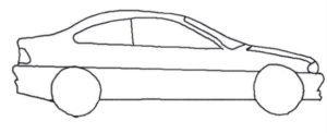 how to draw a car step 14