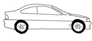 how to draw a car step 18