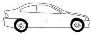 how to draw a car step 19