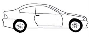how to draw a car step 21