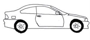 how to draw a car step 24